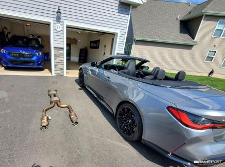 2024 BMW M4 Convertible (top down) driveway midpipes .jpg